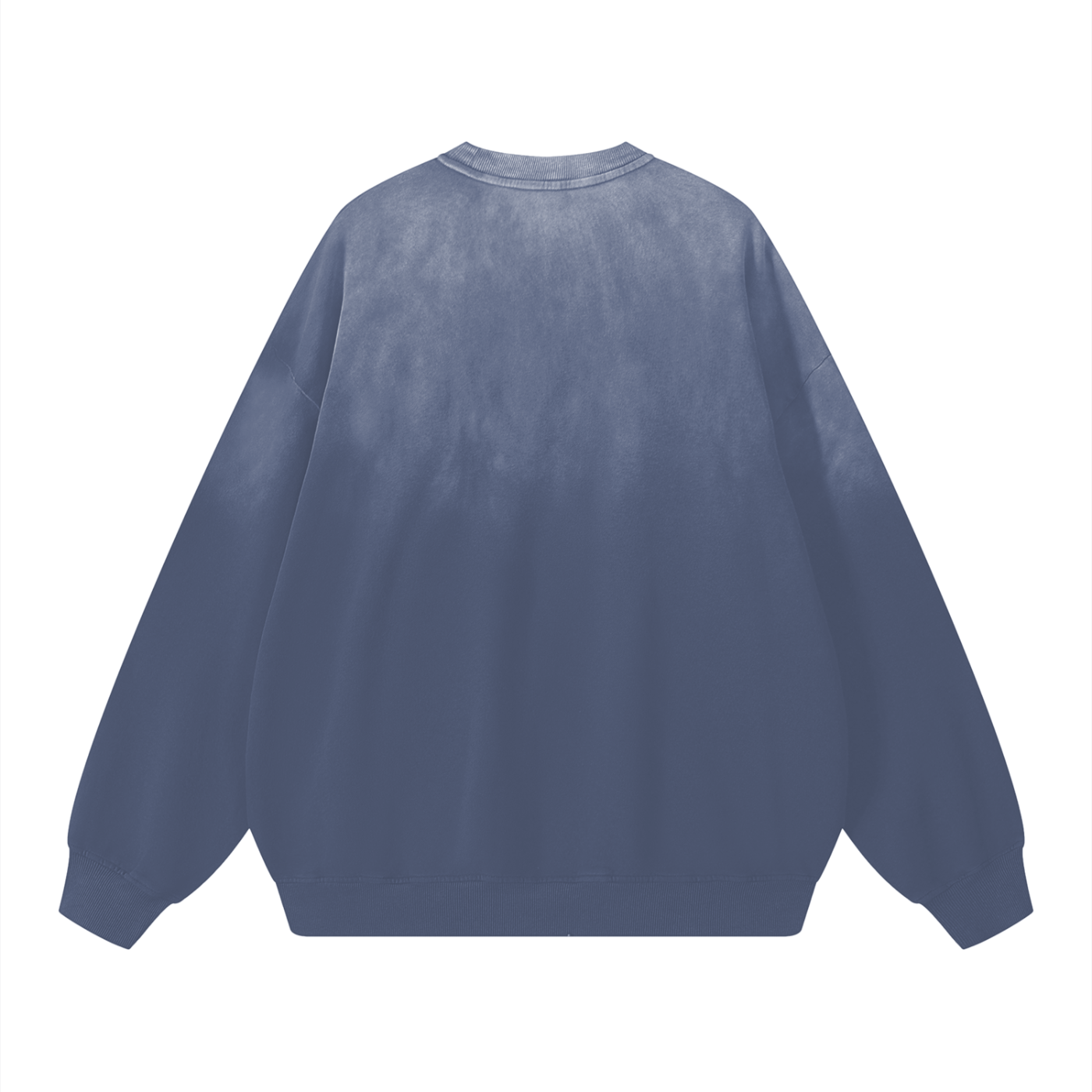 Shomri Handcrafted Monkey Wash Drop-Shoulder Sweatshirt ( Logo Only)