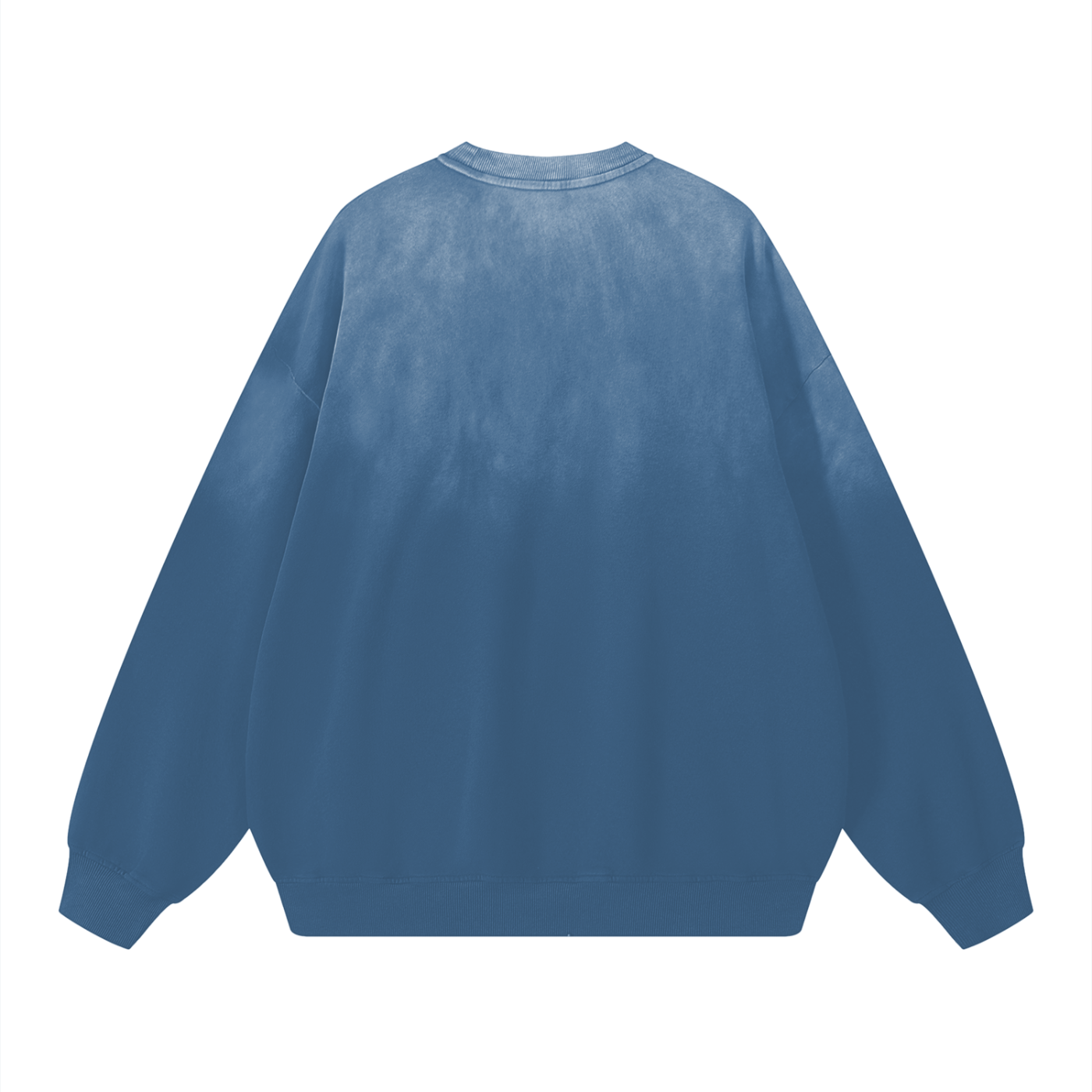 Shomri Handcrafted Monkey Wash Drop-Shoulder Sweatshirt ( Logo Only)