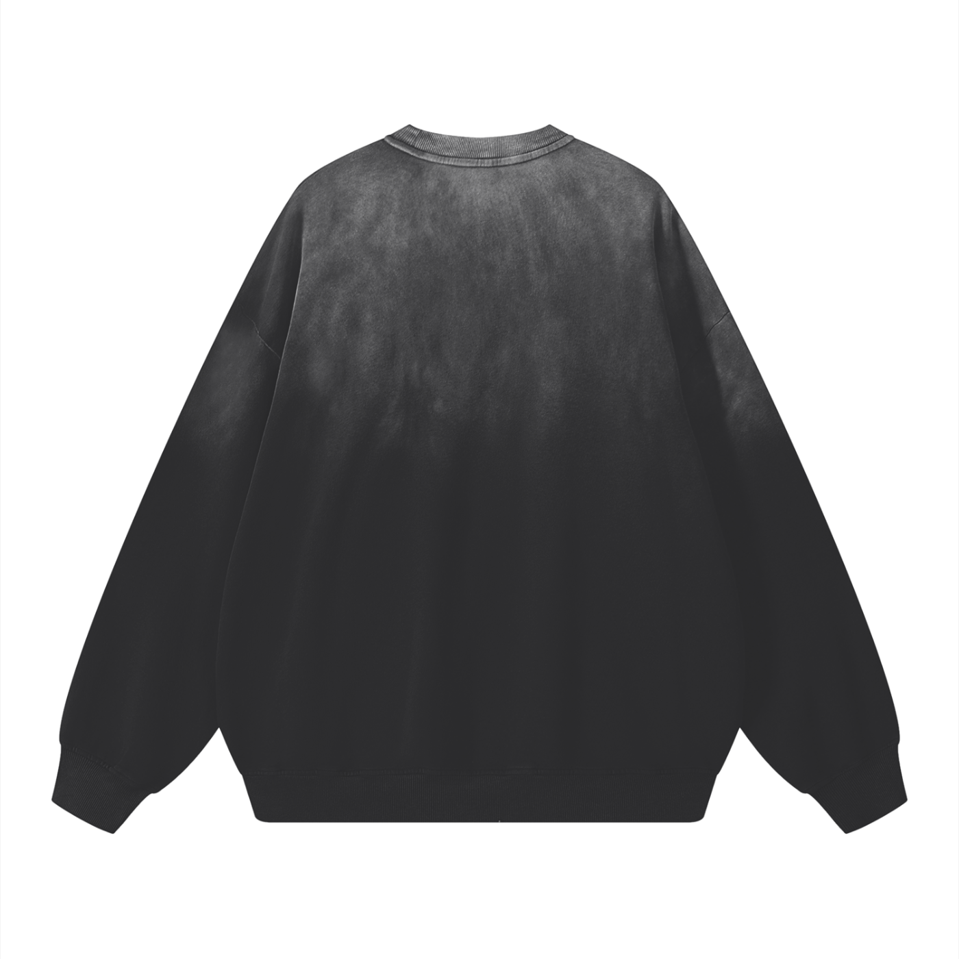 Shomri Handcrafted Monkey Wash Drop-Shoulder Sweatshirt ( Logo Only)